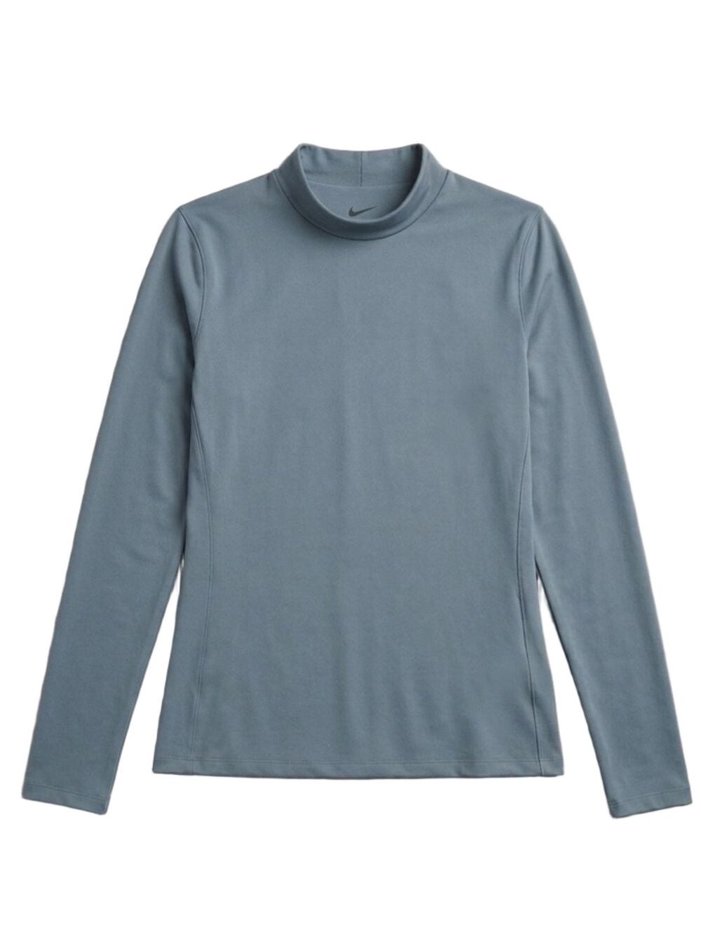 Nike Dri-FIT Mock Neck Long Sleeve Top Aviator Gray Golf Athletic Shirt Small